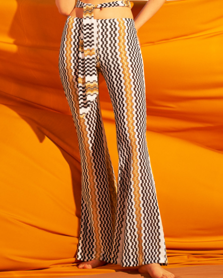 Pantalón geométrico