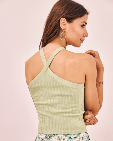 Top Laila verde