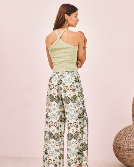 Top Laila verde