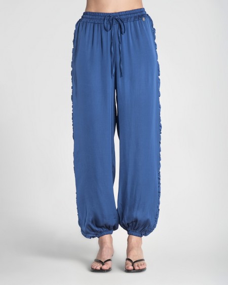 Pantalón satén blue