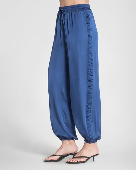Pantalón satén blue