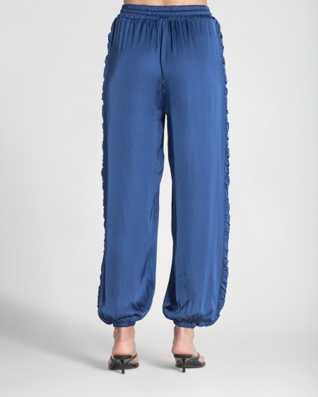 Pantalón satén blue
