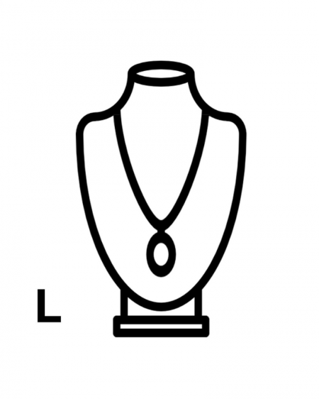 Collar chips dorados
