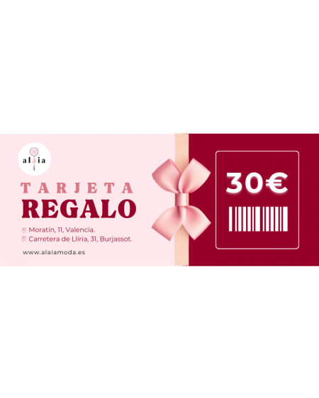 Tarjeta regalo 30€