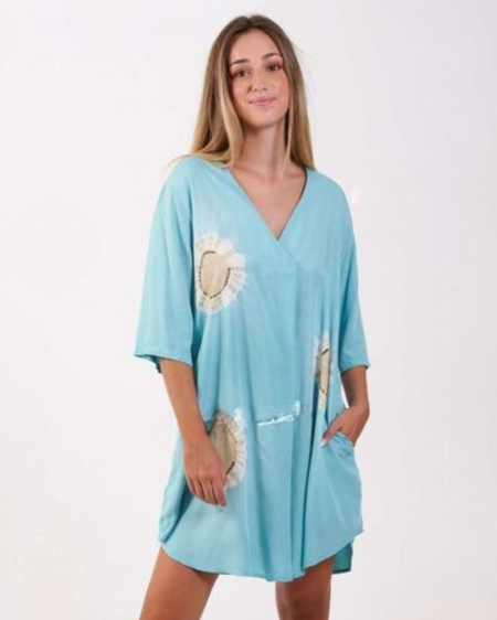 Short Dress Shaula azul