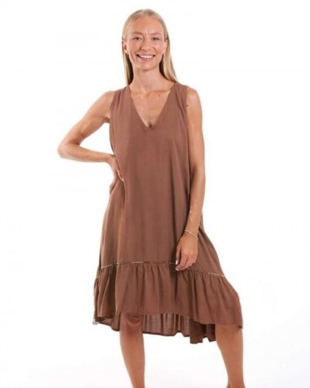 SHORT DRESS ARILU CHOCO