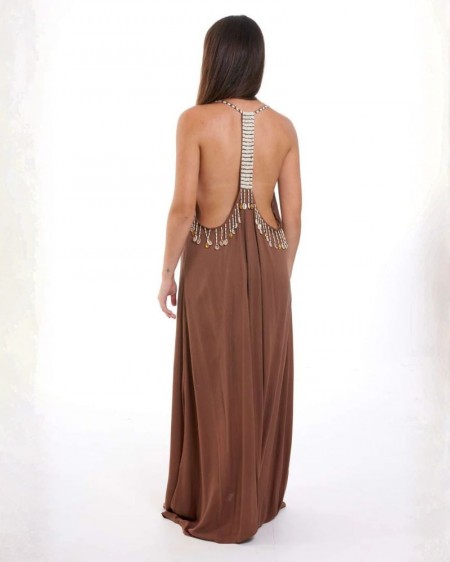 LONG DRESS ANSE CHOCO