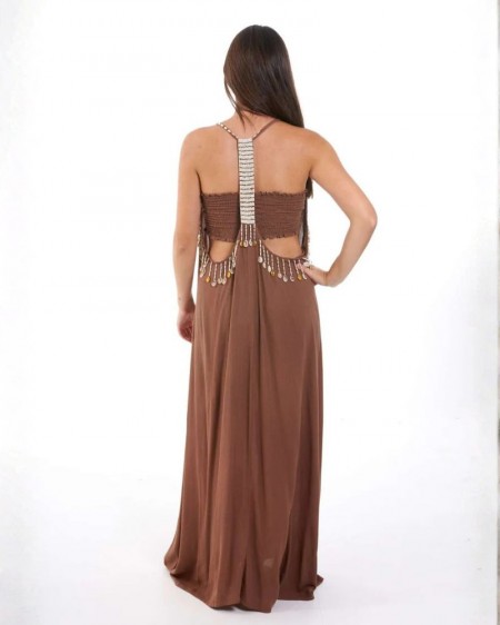 LONG DRESS ANSE CHOCO