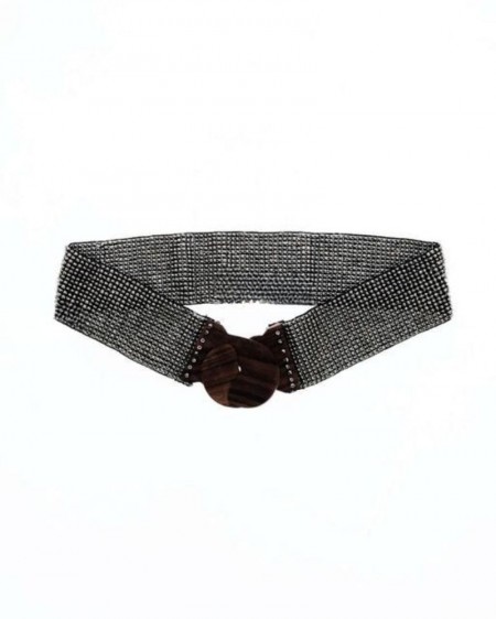 CINTURÓN HEBILLA NEGRO