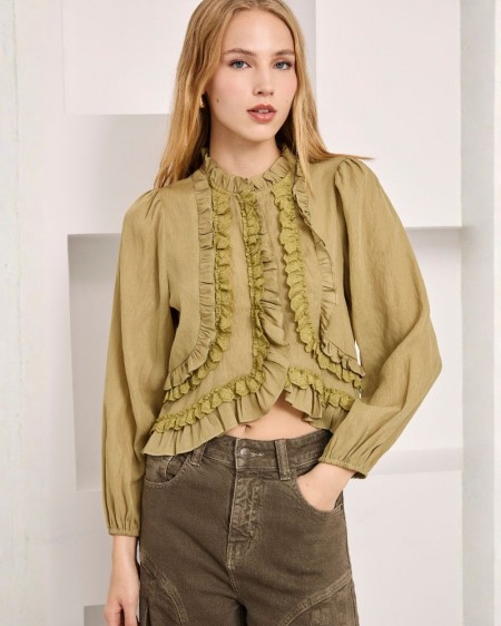 BLUSA LOTO OLIVA