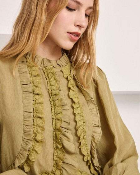 BLUSA LOTO OLIVA