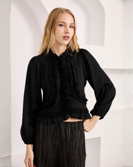 BLUSA LOTO NEGRO