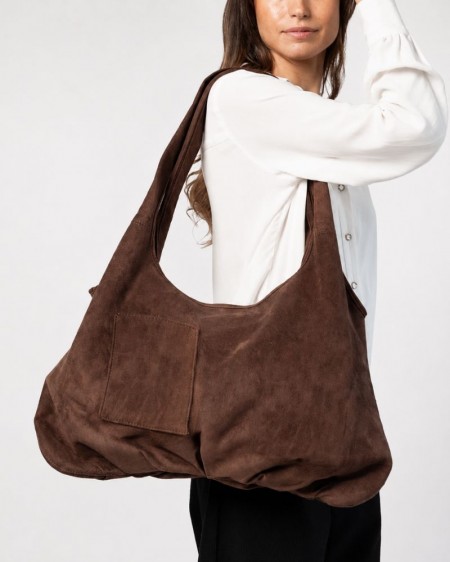 BOLSO HOBO MARRÓN