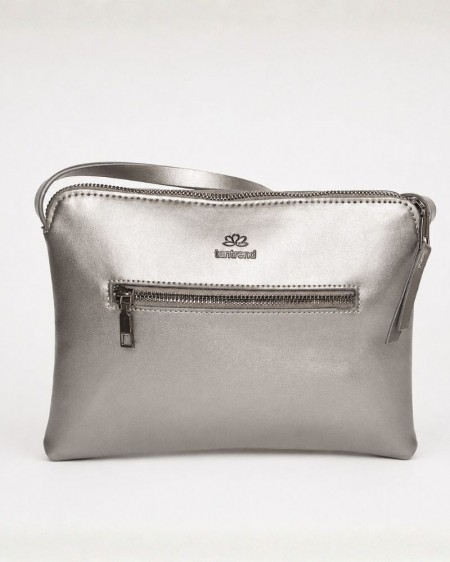 BOLSO BANDOLERA PLATA