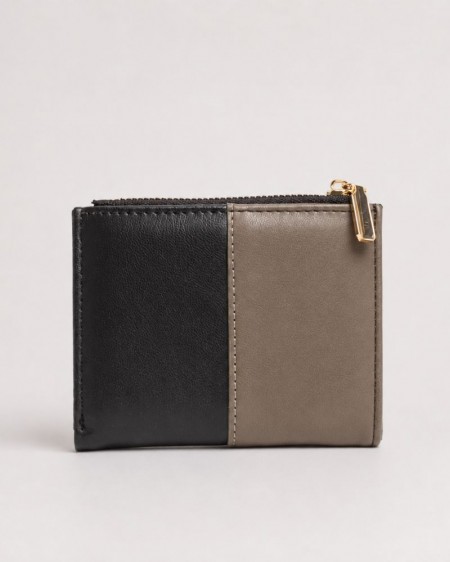 CARTERA BICOLOR NEGRO