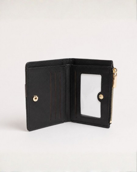 CARTERA BICOLOR NEGRO