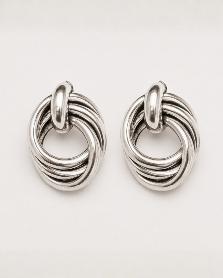 PENDIENTE GALA PLATA