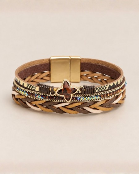 PULSERA ROMBO CRISTAL (+COLORES)