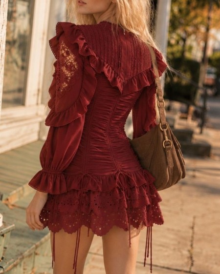 LORENA WINE DRESS FETICHE SUANCES