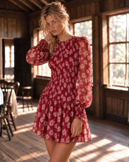 CHERIE FLOWER DRESS FETICHE SUANCES