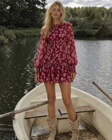 CHERIE FLOWER DRESS FETICHE SUANCES