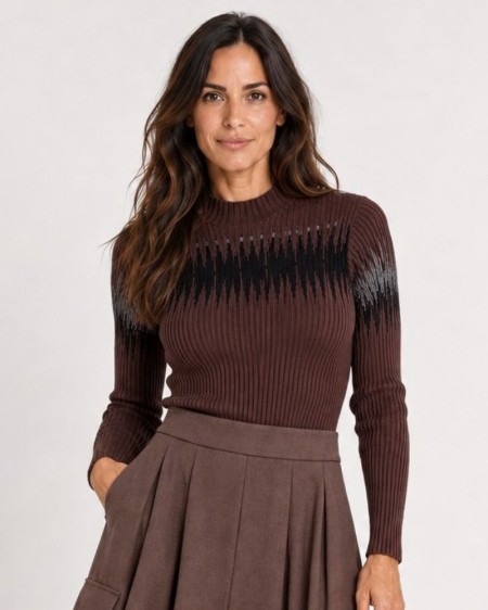 JERSEY GINEVRA MARRÓN